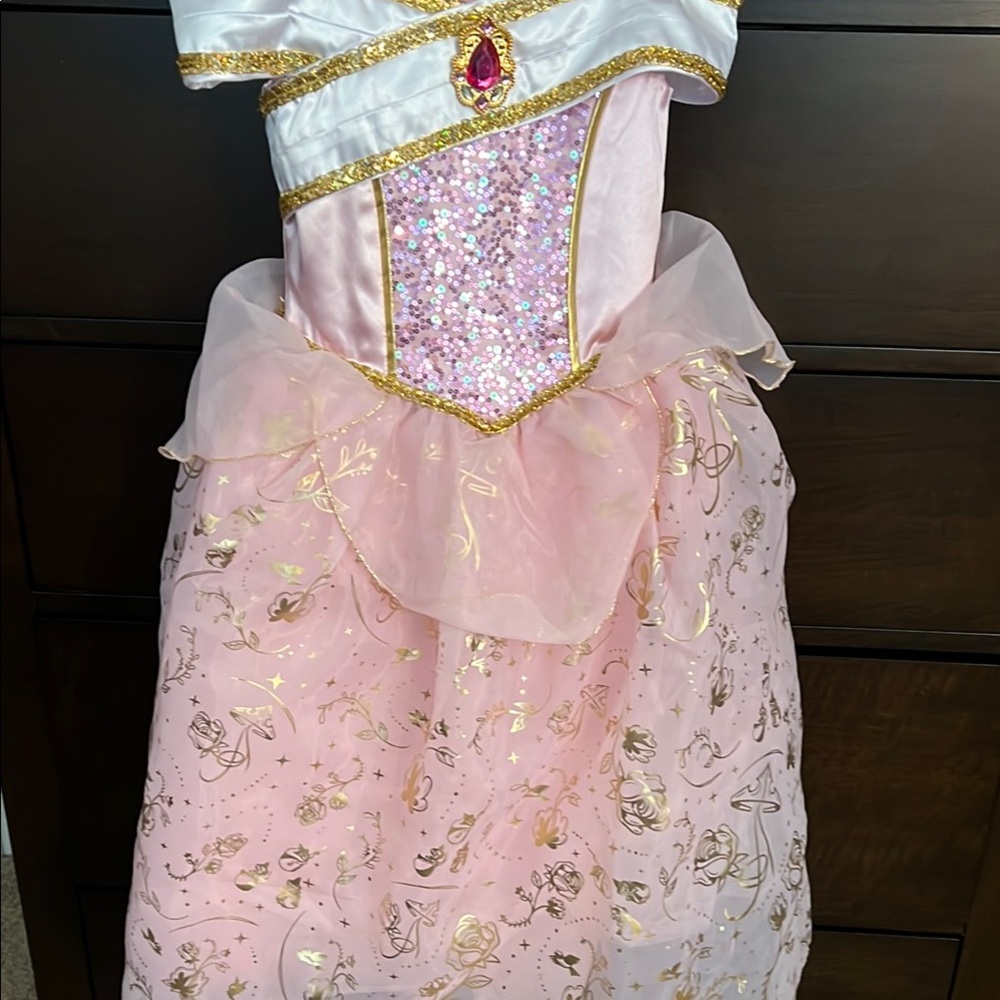 Princess Pink and Gold Kids Costume
